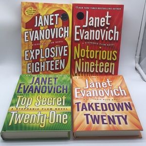 Janet Evonovich Stephanie Plum Lot of 4 Hardcover Novels First Editions